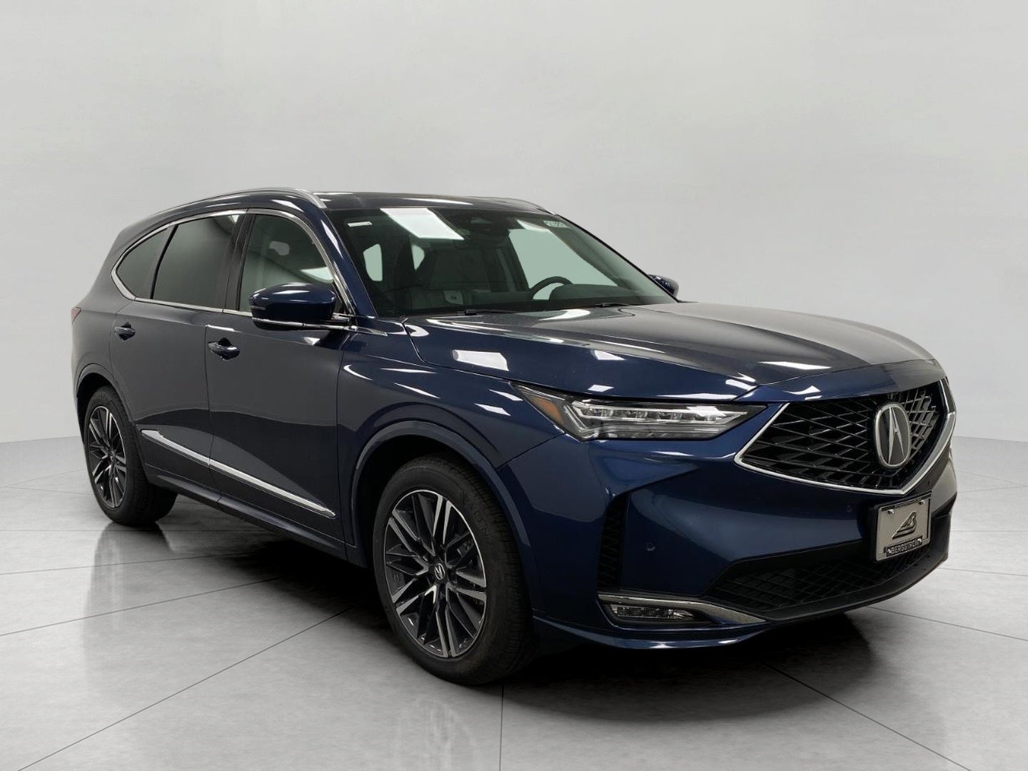 2026 Acura MDX SH-AWD w/Advance Package in Canyon River Blue Metallic — front three-quarter view