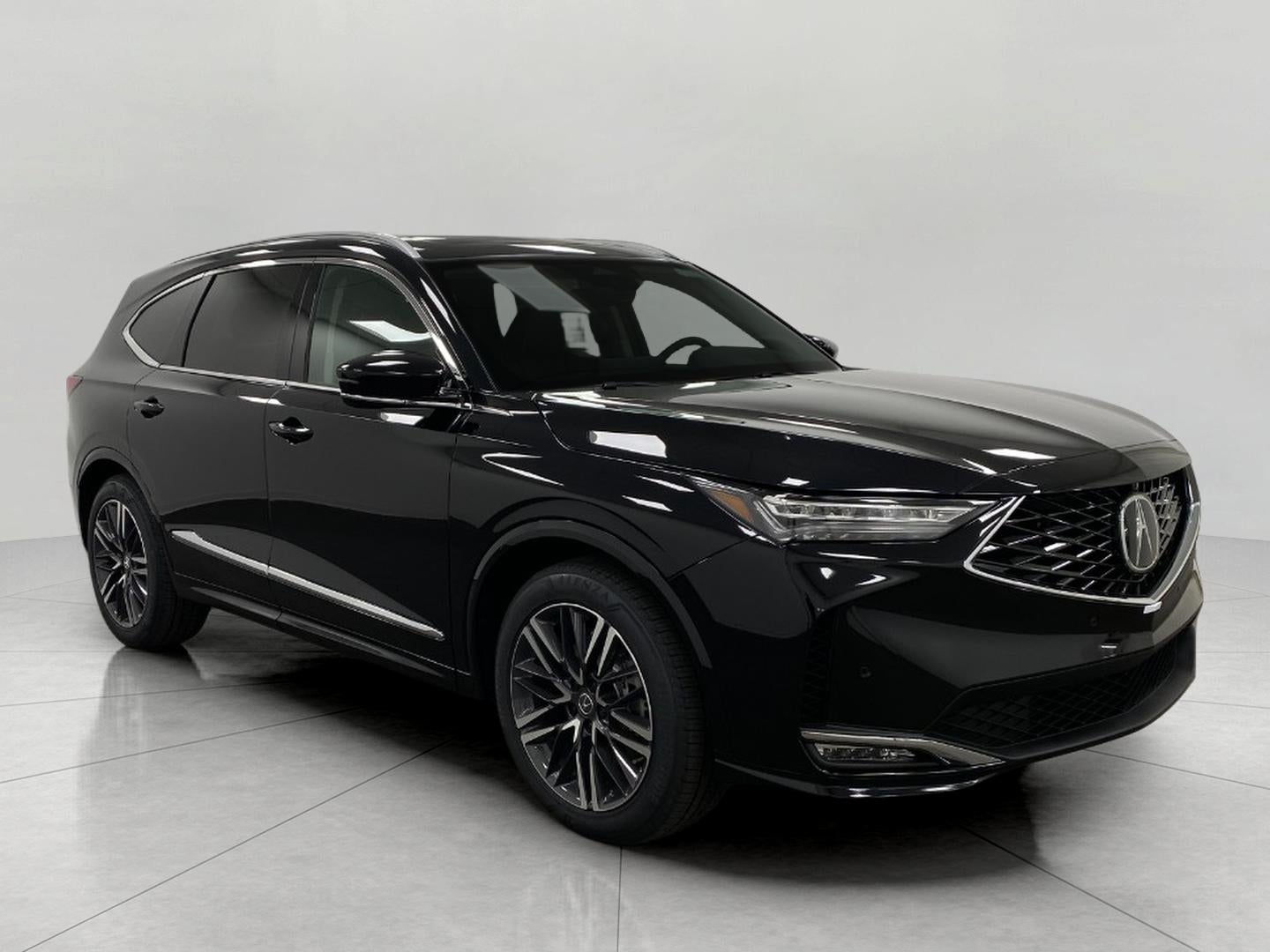 2026 Acura MDX SH-AWD w/Advance Package in Majestic Black Pearl — front three-quarter view